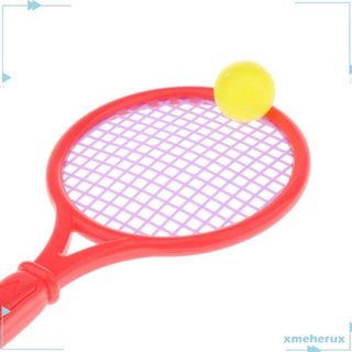 2 raquetas de tenis con y 2 bolas al aire libre, deportes interiores, juguetes de actividad (5)