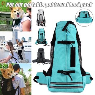 mochila transpirable para mascotas, bolsa para perros grandes, mochila ajustable, bolsas de viaje (2)