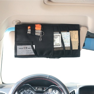hermoso molle coche visera organizador bolsa edc cd bolsa de almacenamiento titular auto styling