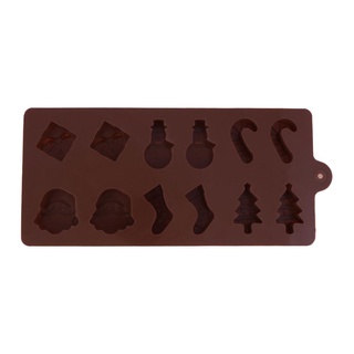 molde de silicona para galletas de navidad, fondant, chocolate, herramienta para hornear