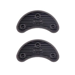 puntas de goma negra para tacón, almohadilla de suela de repuesto, 31 x 16 mm (4)