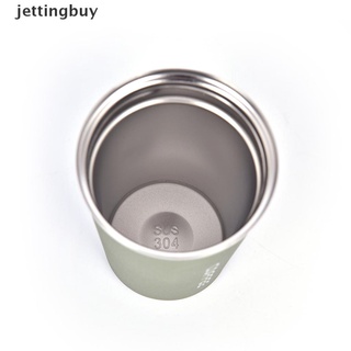 THERMOS [Jettingbuy] 380/500 ml taza de vacío de acero inoxidable termo termo taza de café aislada doble caliente