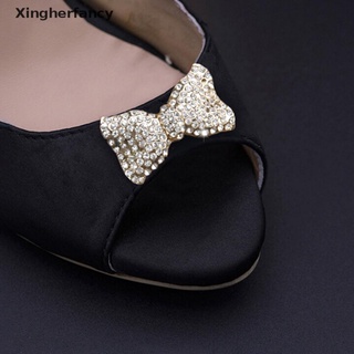 Xfmy 1Pc Rhinestone bowknot metal zapatos clip hebilla mujer zapato encanto accesorios caliente (4)