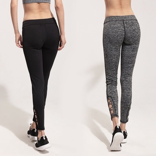 Pantalones ajustados de moda Para mujer transpirables con secado rápido Para yoga