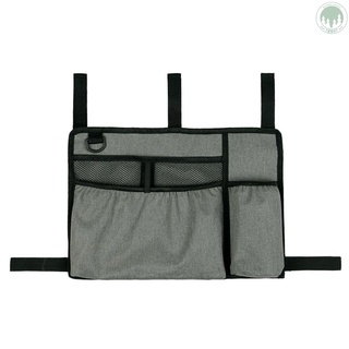 WALKER bolsa de almacenamiento de tela oxford multi bolsillo para caminar, bolsa de almacenamiento para silla de ruedas, bolsa de almacenamiento lateral de gran capacidad