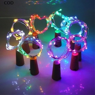 [cod] luces led impermeables para botella de vino, alambre de cobre, decoración de fiesta de boda