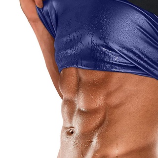 listo hombres cintura entrenador chaleco de sudor adelgazar camisa sauna tank top para bajar de peso
