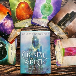 crystal spirits oracles - juego de cartas de tarot de 58 cartas