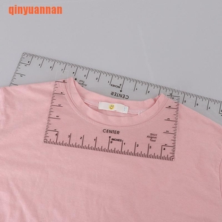[Qinyu] Camiseta De vinilo con regla y guía Para sublimación/tamaño guía (1)