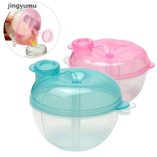 [jing] caja giratoria de tres rejillas de leche en polvo en forma de manzana de grado alimenticio para leche en polvo para bebé.