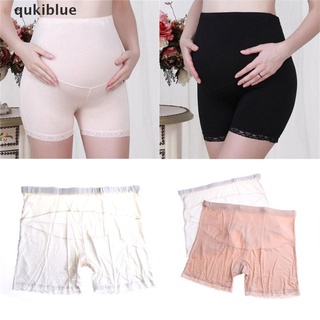 Qukiblue Pregnant Women Adjustable Safety Shorts Maternity Insurance Pants Leggings CO