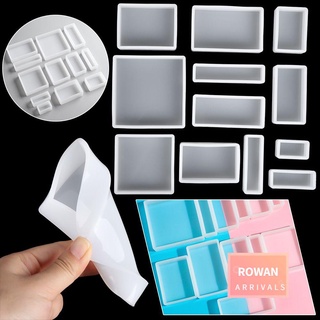 Rowan molde de silicona transparente con colgante de epoxi UV/cristal DIY/manualidades/molde de resina