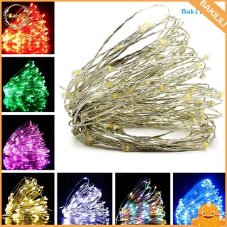 [Bk] 1m 2m 3m 5m 10m LED alambre de cobre estrellado cadena de luces DIY decoración de fiesta en casa