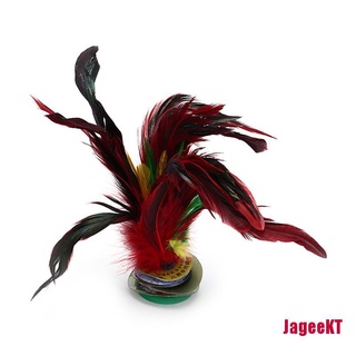 [JAGEE] jianzi 15 cm saco pie juego de deportes kick feather kick volantes HDY