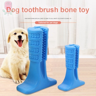 cepillo de dientes de goma no tóxico resistente a mordeduras para perros, gatos, mascotas