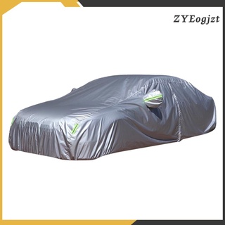Full Car Cover Waterproof L XL XXL,with Zipper Door,Professional,Durable (2)