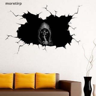 moretirp - pegatinas de halloween para pared, diseño de calavera, diseño de ventana de coche