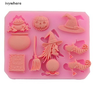 ivywhere - molde de silicona para tartas de halloween, cocina, calabaza, decoración de hornear (4)