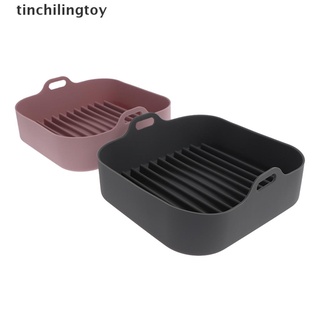 [tinchilingtoy] airfryer olla de silicona multifuncional freidoras de aire accesorios de horno pan frito ch [caliente]