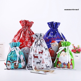 Bolsa de moda multiusos Coroful regalos con cordón bolsas para navidad (7)