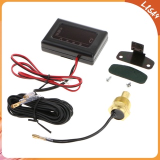 [LISA4] Medidor de temperatura Digital Universal de temperatura del agua de 12V-24V para coche LCD (0-120)