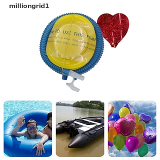 [milliongrid1] bomba de globo inflable inflador portátil de aire juguete de pie globo bomba para fiesta caliente