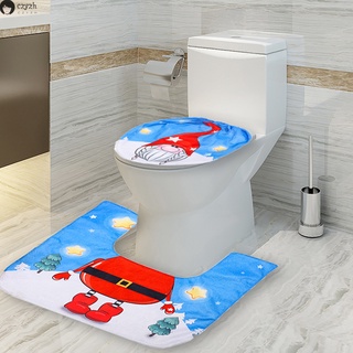 2 pzs cojín De asiento De inodoro Para navidad decoración De baño/baño (9)
