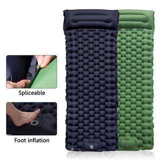 etaronicy - colchón inflable impermeable para acampar al aire libre, bolsa de almacenamiento (1)