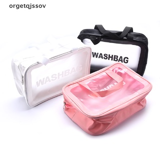 orget Portable Travel Wash Bag Transparent Waterproof Makeup Storage Large Capacity CO