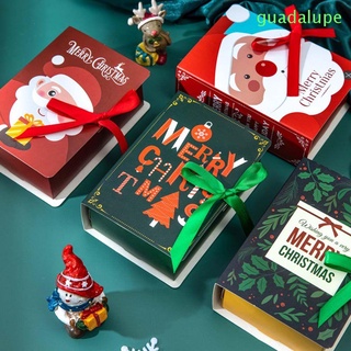 Guadalupe libro forma Santa Claus paquete de navidad Chocolate regalos de navidad caja de caramelos cajas/Multicolor