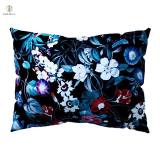 funda de almohada de 50 x 30 cm con estampado de flores, funda de cojín para sofá cama, decoración del hogar (2)