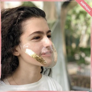 máscara transparente alternativa máscara facial escudo respirador reutilizable máscara cara