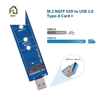 M.2 SSD a USB adaptador B clave M.2 SATA protocolo SSD tarjeta NGFF a USB 3.0 SSD adaptador para 2230 2242 2260 2280
