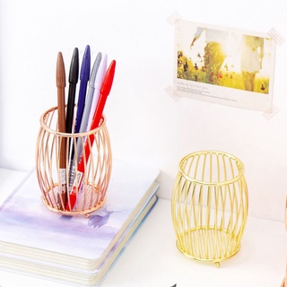 MAYMA Metal Desktop Wire Pencil Holder Organizer Cosmetic Brush Stationery Container School Supplies (4)