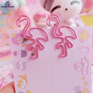 Marcador De libros Flamingo con clip De Metal Material Para libro/papelería/escuela/oficina (2)