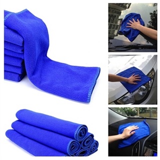 fc 6 pzs toalla de microfibra absorbente azul/lavado para coche/lavado multifuncional/toalla de limpieza