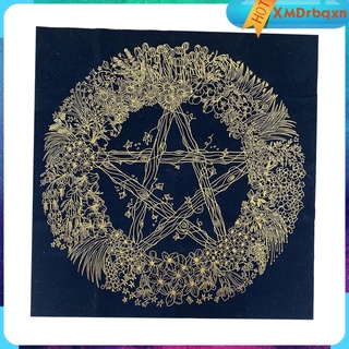 mantel especial de tarot de pentagrama para juego de mesa retro tarot