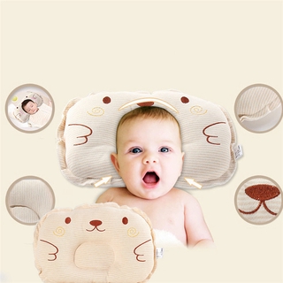 Protección para recién nacidos de cabeza plana transpirable bebé de dibujos animados almohadas de lactancia almohada Bantal Barang bebé