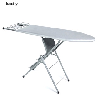 kaciiy - cubierta universal para tabla de planchar con revestimiento plateado y almohadilla de 4 mm de grosor, 2 tamaños co