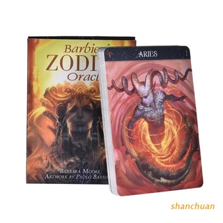 shan Barbieri Zodiaco Oráculo Tarot 26 Cartas Baraja Misteriosa Guía Adivinación Destino