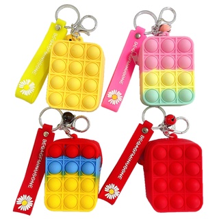 New Large-Size Fingertip Toys Push Bubble Pop It Pendant New Bag Hot Sale Adult Decompression Toys Children Anti-Stress