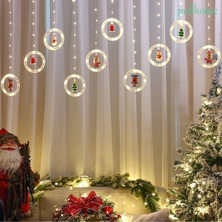 Pullhouse para ventanas interiores guirnalda LED decorativa decoración de la habitación de vacaciones lámpara de navidad decoración cadena de luces