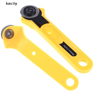 kaciiy cortador giratorio de tela diy herramienta de corte patchwork rodillo rueda cuchillo redondo co