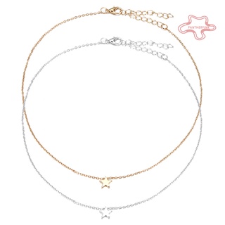 [fa] collar de cadena de aleación con colgante de estrella a la moda para mujeres, boda, fiesta, joyería, regalo