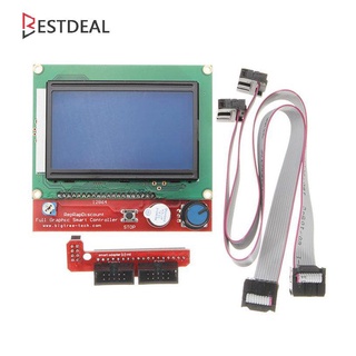 Intelligent Digital LCD 12864 Display 3D Printer Controller For RAMPS 1.4