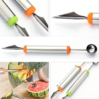 Hot Stainless Steel Fruit Melon Ice Cream Scoop Spoon Baller Carving Knife