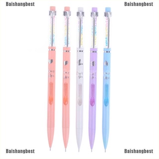 [bsb] lápiz mecánico automático de plástico de 0.5 mm colorido arcoíris para la escuela de niños