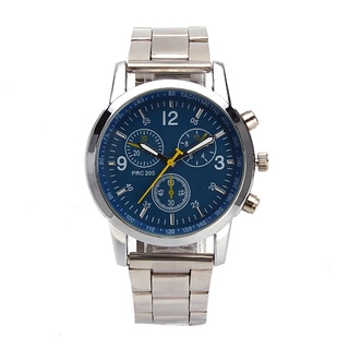 reloj de negocios con correa de acero inoxidable de alta calidad con delicado reloj de pulsera de cuarzo