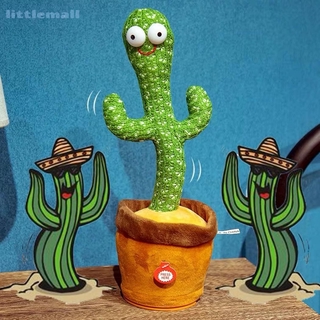 Dancing Cactus juguetes de peluche electrónico Shake Dancing Cactus divertidos juguetes de educación temprana pueden bailar, cantar, mover, dar la vuelta