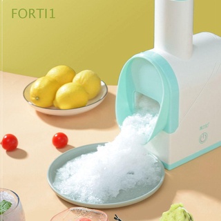 forti1 multiuso accesorios de cocina postre diy smoothie | afeitadora de hielo portátil 1 pieza manual del hogar bloque de hielo hacer carga usb trituradora de hielo